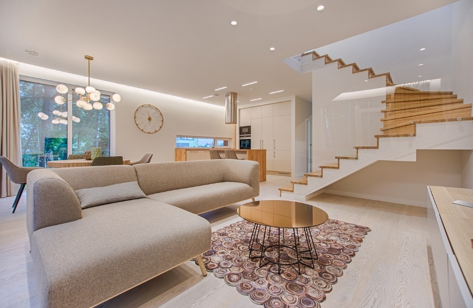 Ambiente interior con acabados elegantes
